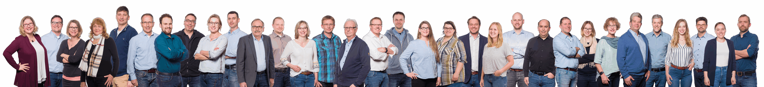 Alle Mitglieder der FWG nebeneinander